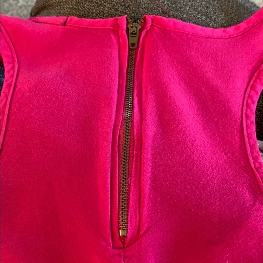 𝅺copper Key Pink Zip Back Racerback Tank Top L - Picture 6 of 6